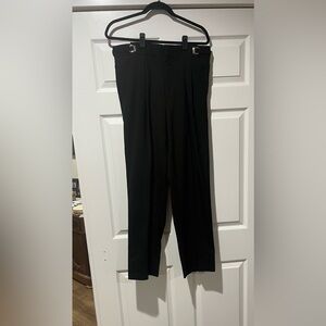 Men's Tuxedo Black Pants with Satin stripe down outside of pant